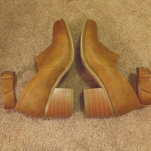 Woman's strappy ankle boots